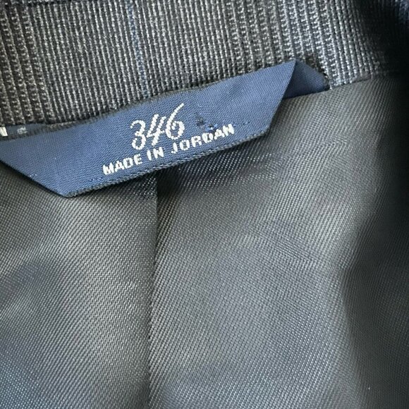 Brooks Brothers 346 Mens Blazer Sz 42R Gray Glen Plaid Stretch Wool Two Button - Picture 9 of 10